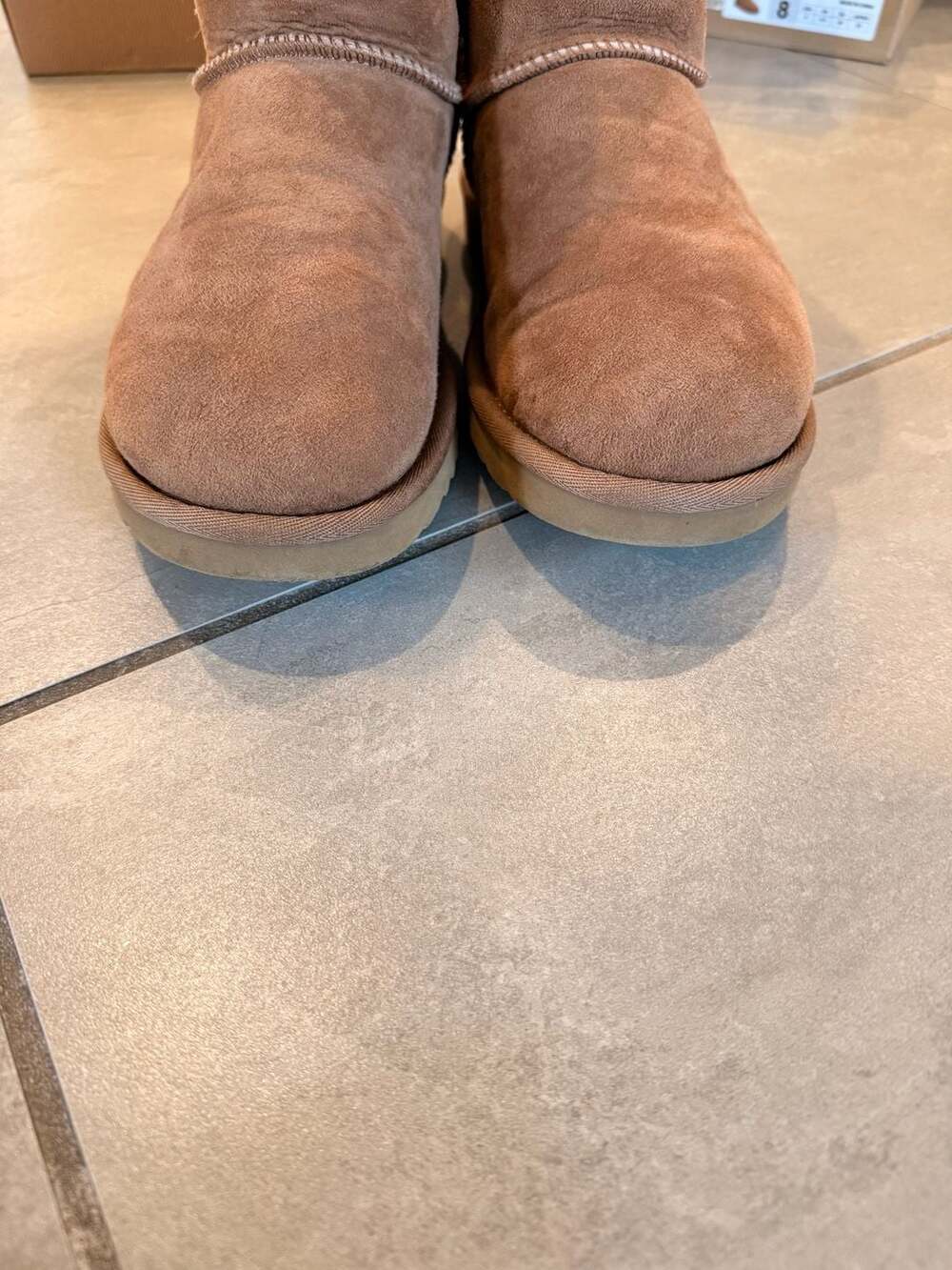 UGG Australia Classic Short 5825 Chestnut Shearling Boots - Picture 7 of 10